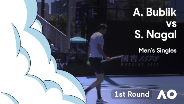 Alexander Bublik v Sumit Nagal Highlights | Australian Open 2024 First Round