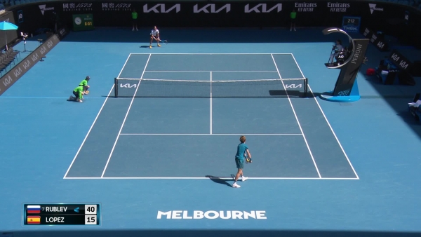 HIGHLIGHTS R3: Rublev d Lopez